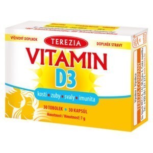 TEREZIA Vitamin D3 1000 IU 30 tobolek