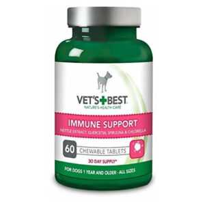 VET´S BEST Immune support žvýkací tablety na imunitu pro psy 60 tbl.