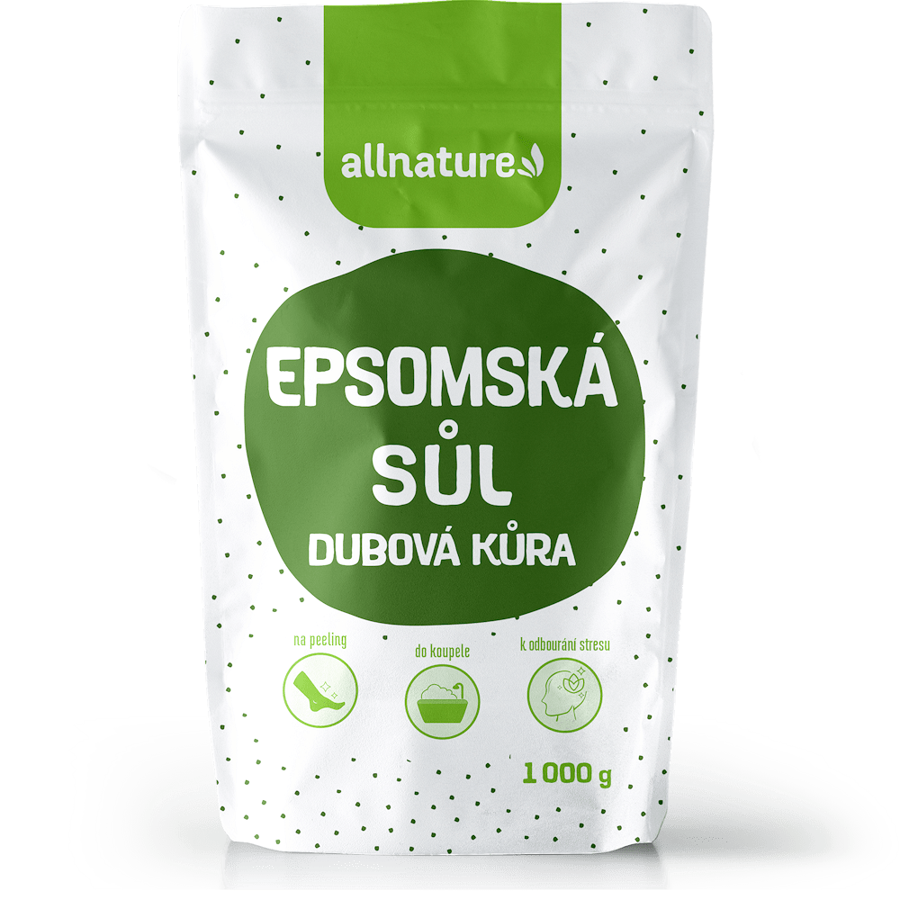 ALLNATURE Epsomská sůl Dubová kůra 1000 g