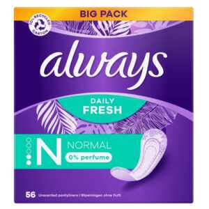 ALWAYS Intimky Daily Fresh Normal 56 kusů