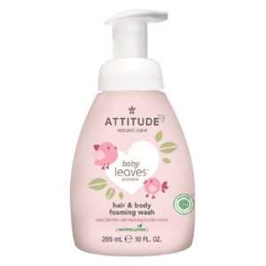 ATTITUDE Baby leaves dětská mycí pěna 2 v 1 bez vůně 295 ml