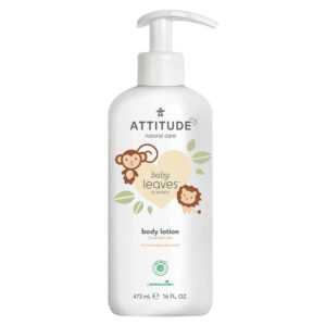 ATTITUDE Baby leaves Dětské tělové mléko s vůní hruškové šťávy 473 ml