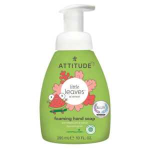 ATTITUDE Little leaves dětské pěnivé mýdlo na ruce s vůní melounu a kokosu 295 ml