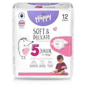 BELLA HAPPY Baby happy junior 11 - 18 kg 12 kusů