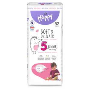 BELLA HAPPY Baby junior 11 - 18 kg 52 kusů