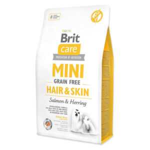 BRIT Care Mini Grain Free Hair & Skin granule pro dlouhosrsté mini psy 1 ks