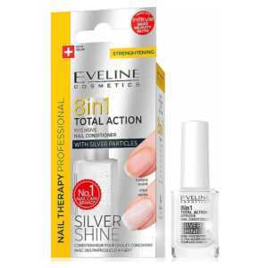 EVELINE Spa Nail Total 8v1 Silver 12 ml