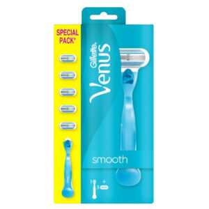 GILLETTE Venus Smooth Holící strojek pro ženy + Náhradní hlavice 5 ks