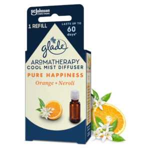 GLADE Aromatherapy Cool Mist Esenciální olej do aroma difuzéru Pure Happiness náplň 17