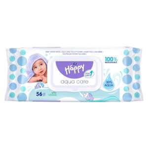 BELLA HAPPY Baby čistící ubrousky aqua care 56 kusů