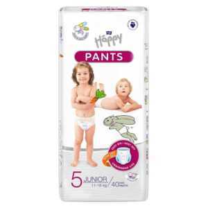 BELLA HAPPY Baby pants junior plenkové kalhotky 11 - 18 kg 40 kusů