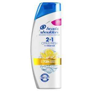 HEAD&SHOULDERS Citrus Fresh 2 v 1 Šampon proti lupům 360 ml