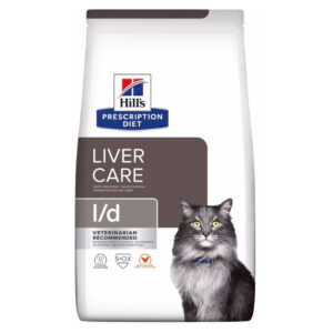 HILL'S Prescription Diet l/d granule pro kočky 1