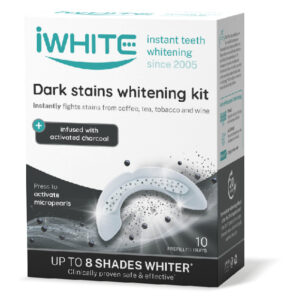 IWHITE Dark Stains bělící sada 10 x 0