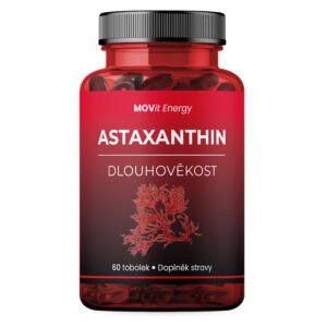 MOVIT ENERGY Astaxanthin dlouhověkost 60 tobolek