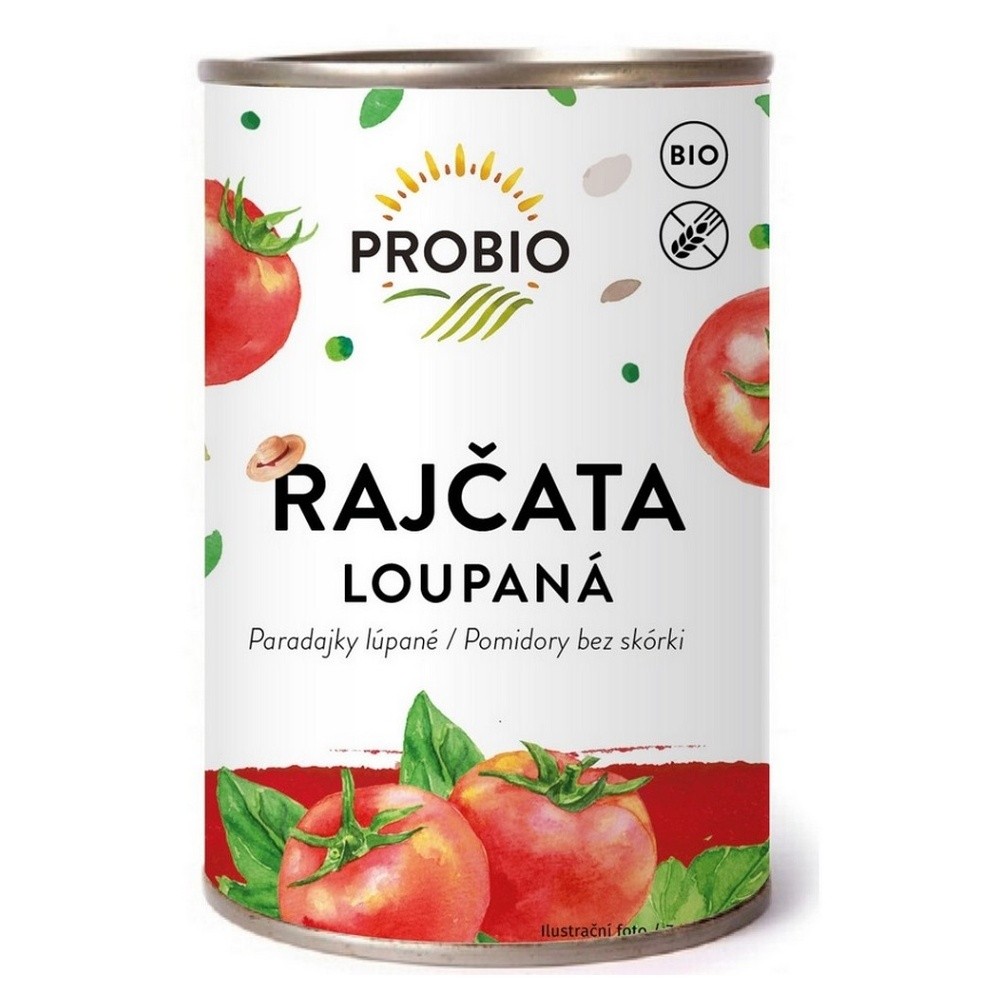 PROBIO Rajčata loupaná sterilovaná BIO 400 g