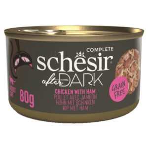 SCHESIR After Dark Wholefood konzerva pro kočky kuře a šunka 80 g