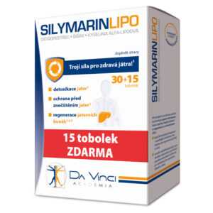 DA VINCI ACADEMIA Silymarin Lipo 30 + 15 tobolek ZDARMA