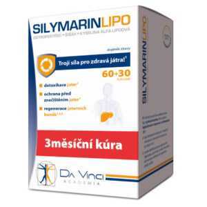 DA VINCI ACADEMIA Silymarin Lipo 60 + 30 tobolek ZDARMA