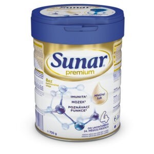 SUNAR Premium 4 batolecí mléko od ukončeného 24. měsíce 700 g