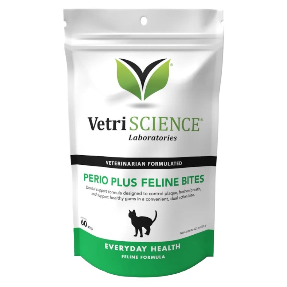 VETRISCIENCE Perio Plus Feline dentální žvýkací kousky pro kočky 120 g