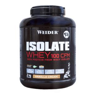 WEIDER Isolate whey 100 CFM syrovátkový isolát příchuť vanilla cream 2 kg