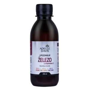 ADELLE DAVIS Lipozomální železo + vitamín C 200 ml