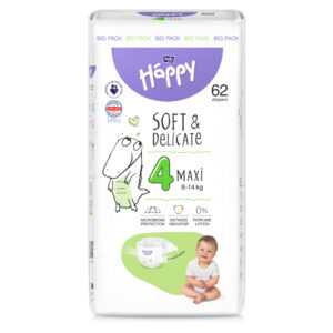 BELLA HAPPY Baby maxi 8 - 14 kg 62 kusů