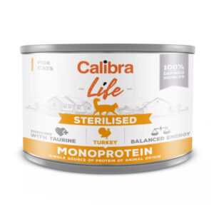 CALIBRA Life konzerva sterilised turkey pro kočky 200 g