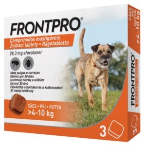 FRONTPRO® antiparazitární žvýkací tablety pro psy (4-10 kg) 28