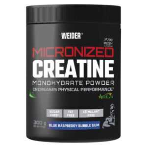 WEIDER Micronized creatine modrá malinová žvýkačka 300 g