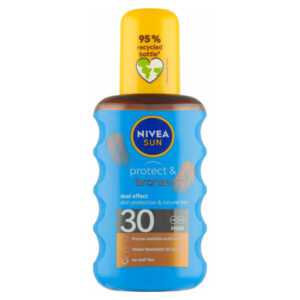 NIVEA Sun Protect & Bronze Olej na opalování podporující zhnědnutí OF 30 200 ml