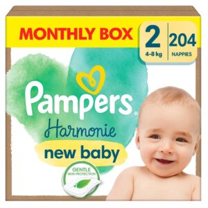 PAMPERS Harmonie pleny M box S2 204 kusů