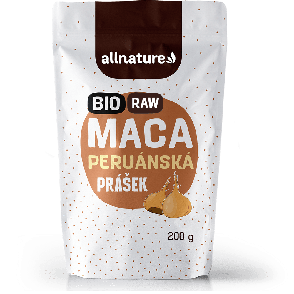 ALLNATURE Maca peruánská prášek BIO/RAW 200 g