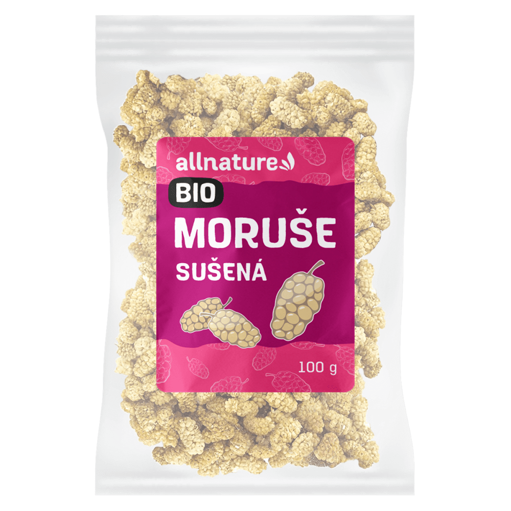 ALLNATURE Moruše bílá sušená 100 g BIO