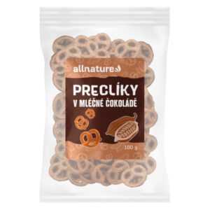 ALLNATURE Preclíky v mléčné čokoládě 100 g