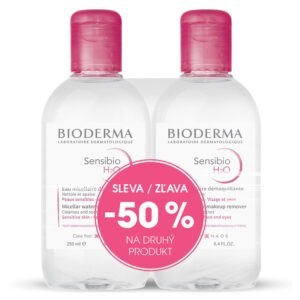 BIODERMA Sensibio Micelární voda Výhodné balení 1+1 250 ml