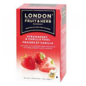 LONDON FRUIT & HERB Jahoda s vanilkou 20x2 g