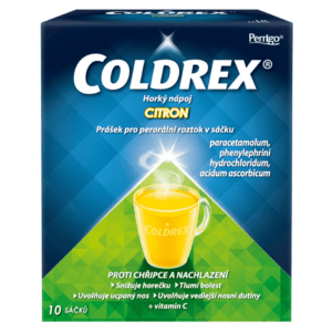 COLDREX Horký nápoj citrón 10 sáčků