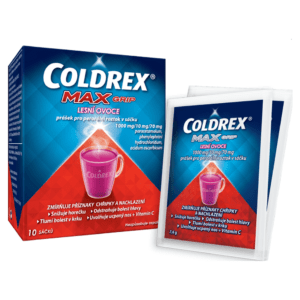 COLDREX MAX Grip lesní ovoce prášek pro perorální roztok 10 sáčků