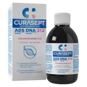 CURASEPT Ads dna 212 ústní voda  0.12% CHX 200 ml