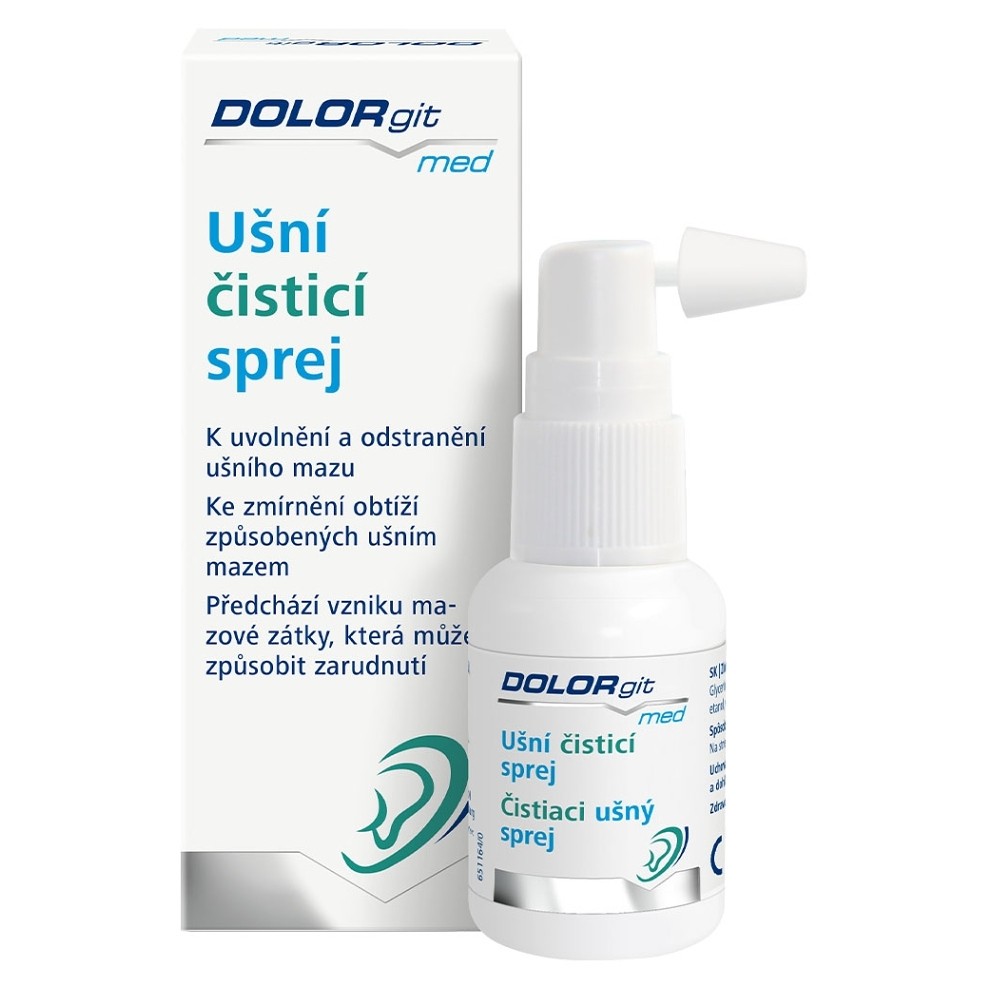 DOLORgit med ušní čistící sprej 20 ml