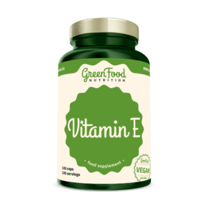 GREENFOOD NUTRITION Vitamin E 120 kapslí