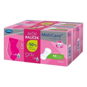 MOLICARE Premium ladypad inkontinenční vložky 2 x 14 kusů 2 kapky