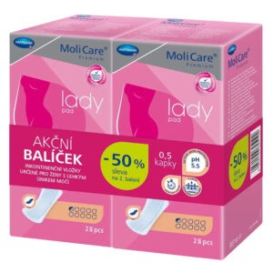 MOLICARE Premium ladypad inkontinenční vložky 2 x 28 kusů 0