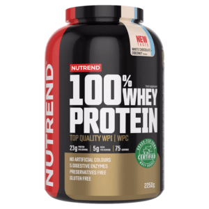 NUTREND 100% Whey protein bílá čokoláda a kokos 2250 g