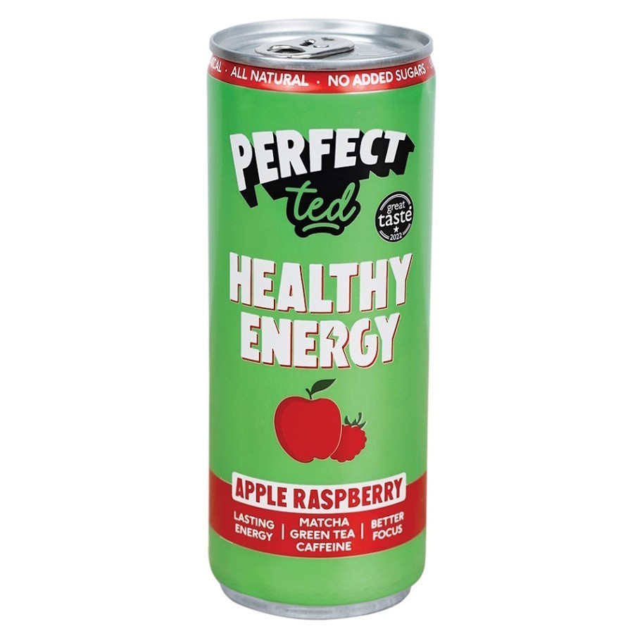 PERFECTTED Healthy energy drink jablko a malina 250 ml