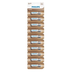 PHILIPS LR6AL10S/10 Entry Alkaline tužkové baterie 10 kusů