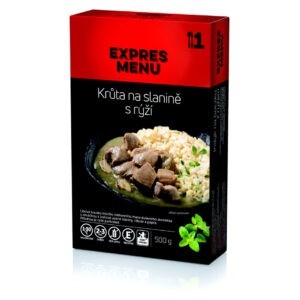 EXPRES MENU KM Krůta na slanině s rýží 500 g 1 porce