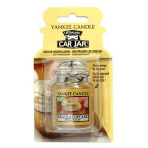 YANKEE CANDLE Luxusní visačka do auta Vanilla Cupcake 1 kus